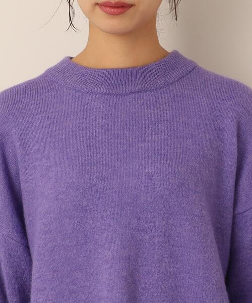 DRESKIP（ドレスキップ）の「◆起毛ストレッチクルーネックニット（ニット/セーター・レディース・ピンク系/ライトベージュ/ライトパープル/ダークグリーン/オレンジ/グレー系その他・00）」の10枚目の写真