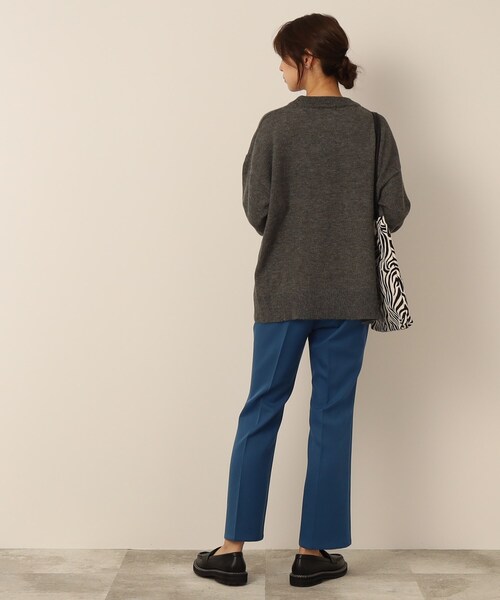 DRESKIP（ドレスキップ）の「◆起毛ストレッチクルーネックニット（ニット/セーター・レディース・ピンク系/ライトベージュ/ライトパープル/ダークグリーン/オレンジ/グレー系その他・00）」の18枚目の写真