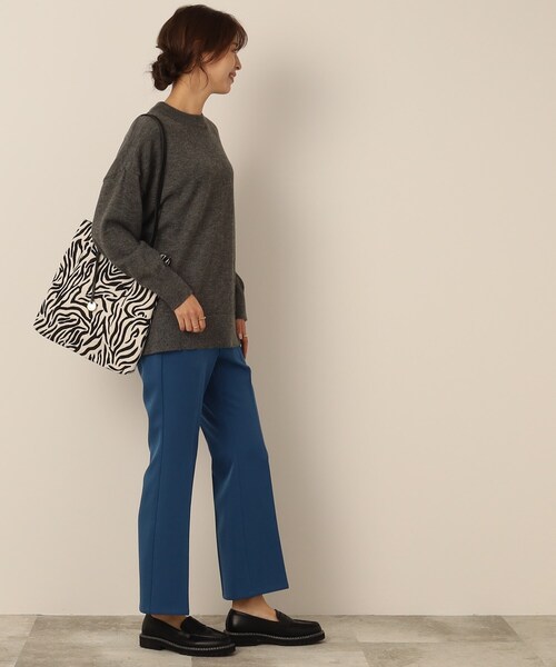 DRESKIP（ドレスキップ）の「◆起毛ストレッチクルーネックニット（ニット/セーター・レディース・ピンク系/ライトベージュ/ライトパープル/ダークグリーン/オレンジ/グレー系その他・00）」の19枚目の写真