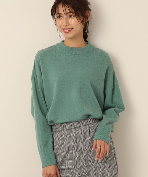 DRESKIP（ドレスキップ）の「◆起毛ストレッチクルーネックニット（ニット/セーター・レディース・ピンク系/ライトベージュ/ライトパープル/ダークグリーン/オレンジ/グレー系その他・00）」の21枚目の写真