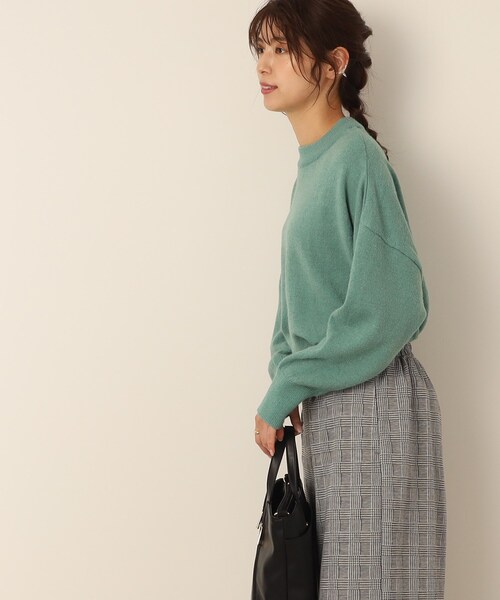 DRESKIP（ドレスキップ）の「◆起毛ストレッチクルーネックニット（ニット/セーター・レディース・ピンク系/ライトベージュ/ライトパープル/ダークグリーン/オレンジ/グレー系その他・00）」の22枚目の写真