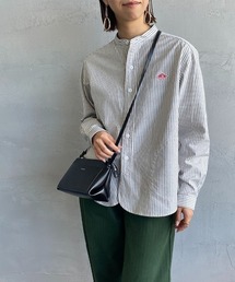 [DANTON/ダントン] バンドカラー オックスフォードシャツ
