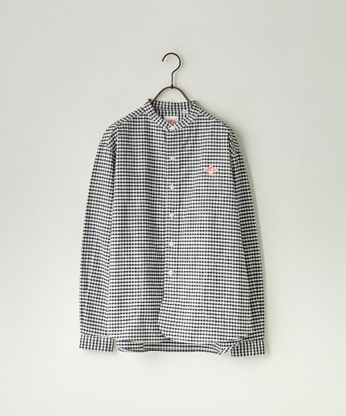 DANTON（ダントン）の「[DANTON/ダントン] バンドカラー オックスフォードシャツ（シャツ/ブラウス・レディース・ブラック/ネイビー・38/36/34）」の19枚目の写真