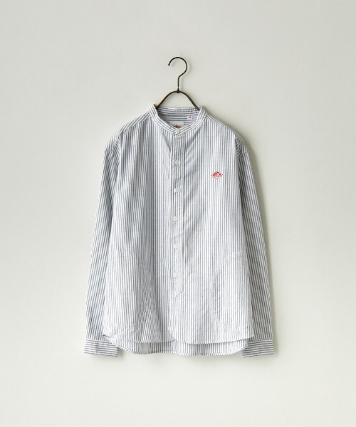 DANTON（ダントン）の「[DANTON/ダントン] バンドカラー オックスフォードシャツ（シャツ/ブラウス・レディース・ブラック/ネイビー・38/36/34）」の20枚目の写真
