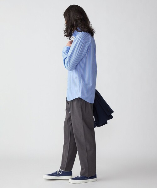 SHIPS（シップス）の「*SHIPS: ワンポイント ロゴ ギンガムチェック/ストライプ ボタンダウン シャツ（シャツ/ブラウス・メンズ・ロイヤルブルー/ブルー系/ネイビー/ライトブルー/ブラック・LARGE/SMALL/MEDIUM/X-LARGE）」の11枚目の写真