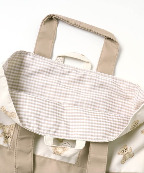 apres les cours（アプレレクール）の「3柄 レッスントート（トートバッグ・キッズ・ラベンダー/ベージュ/ピンク・FREE）」の13枚目の写真