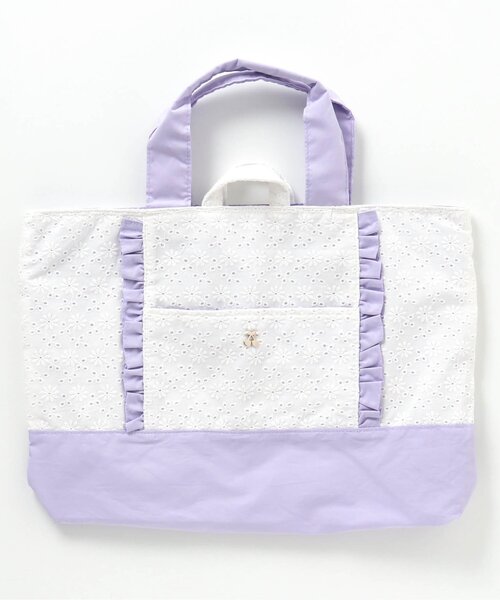 apres les cours（アプレレクール）の「3柄 レッスントート（トートバッグ・キッズ・ラベンダー/ベージュ/ピンク・FREE）」の16枚目の写真
