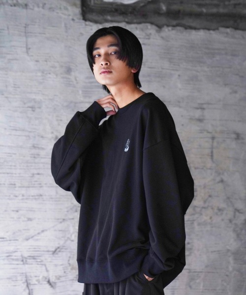 iisy(イージー)の「iisy / TAKE IT iisy ワンポイントスウェット(スウェット・メンズ・ブラック/ブラウン/ホワイト系その他・S/M/L)」の7枚目の写真