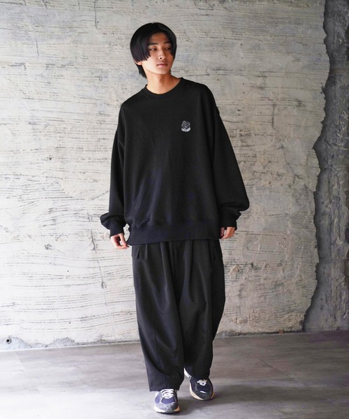 iisy(イージー)の「iisy / TAKE IT iisy ワンポイントスウェット(スウェット・メンズ・ブラック/ブラウン/ホワイト系その他・S/M/L)」の13枚目の写真