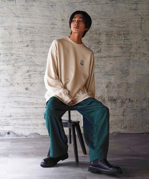 iisy(イージー)の「iisy / TAKE IT iisy ワンポイントスウェット(スウェット・メンズ・ブラック/ブラウン/ホワイト系その他・S/M/L)」の12枚目の写真