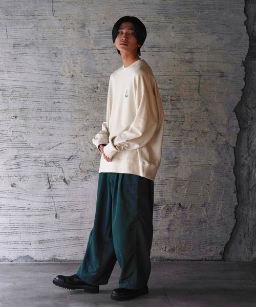 iisy(イージー)の「iisy / TAKE IT iisy ワンポイントスウェット(スウェット・メンズ・ブラック/ブラウン/ホワイト系その他・S/M/L)」の11枚目の写真