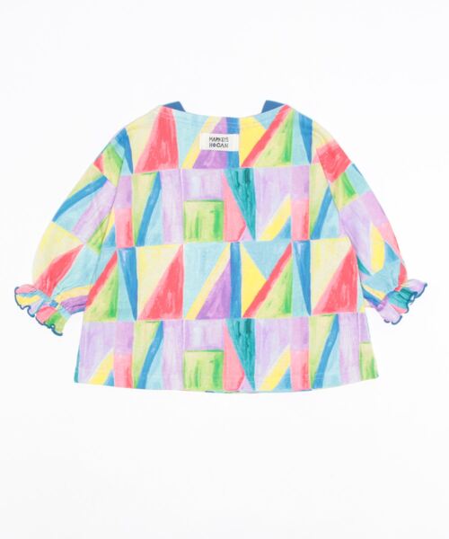 HOGAN RANCH WEAR(ホーガンランチウエア)の「ソウガラフレアスリーブカットソー(80~150cm)(Tシャツ/カットソー・キッズ・マルチ/ライトグレー/ピンク・80/90/100/110/120/130/140/150)」の13枚目の写真