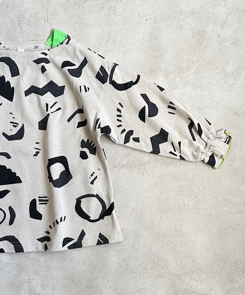 HOGAN RANCH WEAR(ホーガンランチウエア)の「ソウガラフレアスリーブカットソー(80~150cm)(Tシャツ/カットソー・キッズ・マルチ/ライトグレー/ピンク・80/90/100/110/120/130/140/150)」の12枚目の写真