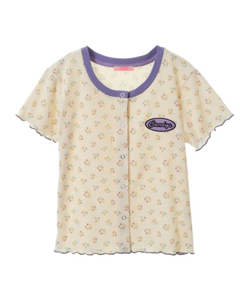 Candy Stripper(キャンディストリッパー)の「MY FAVORITE MINI カーディガン(カーディガン/ボレロ・レディース・ブルー/アイボリー/グリーン・2)」の2枚目の写真