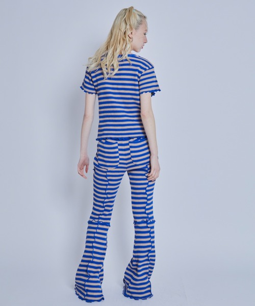 Candy Stripper(キャンディストリッパー)の「MY FAVORITE MINI カーディガン(カーディガン/ボレロ・レディース・ブルー/アイボリー/グリーン・2)」の11枚目の写真