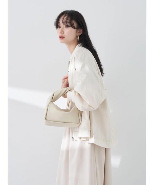 earth music&ecology（アースミュージックアンドエコロジー）の「シャーリングMA-1（MA-1・レディース・カーキ/アイボリー/ラベンダー・FREE）」の15枚目の写真