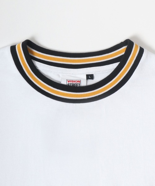 VISION STREET WEAR（ヴィジョンストリートウェア）の「VISION STREET WEAR/ヴィジョンストリートウエア オーバーサイズ バックプリント ワンポイント刺繍 袖ロゴ フェイクレイヤード ロンＴ メンズ レディース（Tシャツ/カットソー・レディース・ブラック/グレー系その他/ブラック系その他2/ホワイト系その他2/ブラック系その他/グレー/グリーン系その他/グレー系その他2/ホワイト系その他/ホワイト・M/L/LL）」の22枚目の写真