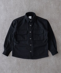 BRICK & SONS | ウールカシミヤナイロン リラックスCPOシャツ＜ブラック＞(シャツ/ブラウス)