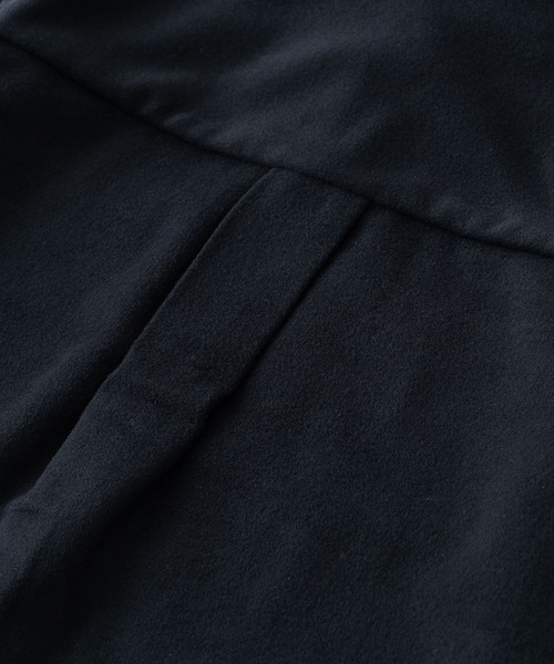 BRICK & SONS（ブリックアンドサンズ）の「ウールカシミヤナイロン リラックスCPOシャツ＜ブラック＞（シャツ/ブラウス・メンズ・ブラック・XS/S/M/L/LL）」の2枚目の写真