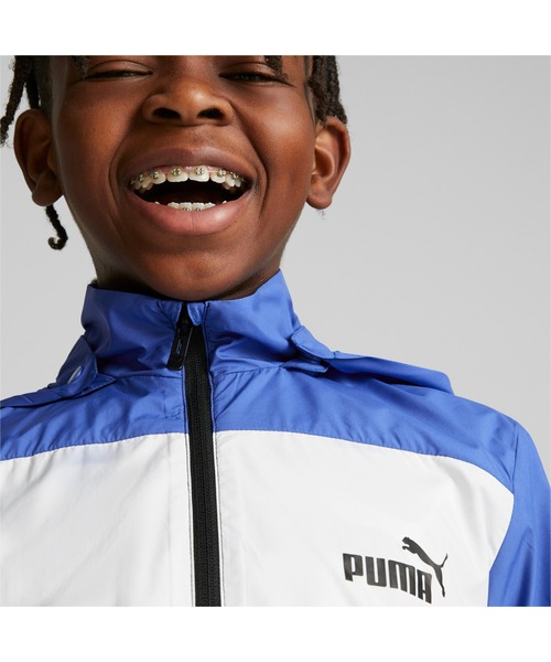 PUMA（プーマ）の「PUMA プーマ キッズ ESSプラス CB ウィンドブレーカー B 120-160cm ESS+ CB Windbreaker（ブルゾン・キッズ・ブルー系その他/ブラック/ピンク系その他・150/130/120/140/160）」の13枚目の写真