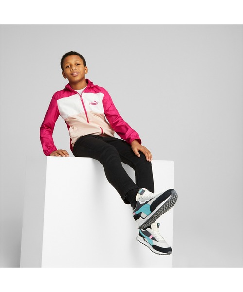 PUMA（プーマ）の「PUMA プーマ キッズ ESSプラス CB ウィンドブレーカー B 120-160cm ESS+ CB Windbreaker（ブルゾン・キッズ・ブルー系その他/ブラック/ピンク系その他・150/130/120/140/160）」の22枚目の写真