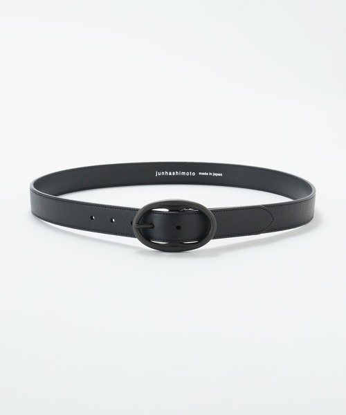 junhashimoto（ジュンハシモト）の「SMALL A&E BELT（ベルト・メンズ・ブラウン系その他/ブラック×ブラック/ブラック×シルバー・3/4）」の2枚目の写真