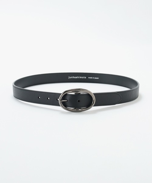 junhashimoto（ジュンハシモト）の「SMALL A&E BELT（ベルト・メンズ・ブラウン系その他/ブラック×ブラック/ブラック×シルバー・3/4）」の3枚目の写真