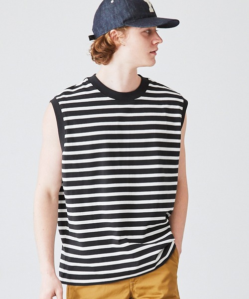 EMMA CLOTHES(エマクローズ)の「フレンチスリーブクルーネックS/Sカットソー EMMA CLOTHES 2023SS(その他トップス・メンズ・アイボリー系/ブラック系/オフホワイト・L/M)」の18枚目の写真