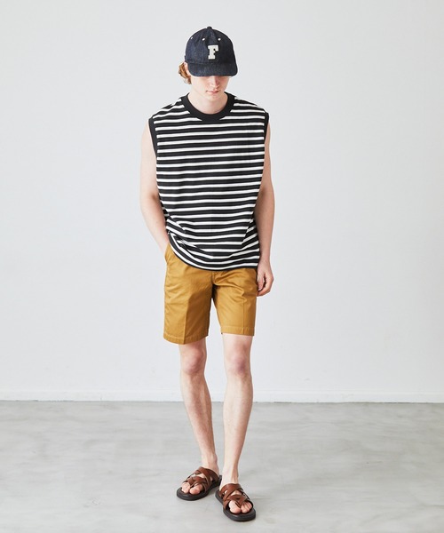 EMMA CLOTHES(エマクローズ)の「フレンチスリーブクルーネックS/Sカットソー EMMA CLOTHES 2023SS(その他トップス・メンズ・アイボリー系/ブラック系/オフホワイト・L/M)」の19枚目の写真