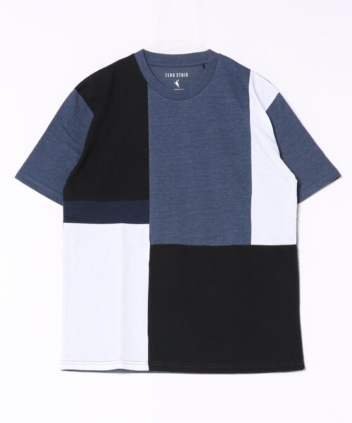 UNIIT（ユニット）の「汗染みの目立ちにくいTシャツ ZEROSTAIN ゼロステイン　撥水性　UVカット プリントTシャツ 切り替えTシャツ（Tシャツ/カットソー・メンズ・ネイビー/チャコールグレー/ブラック/ブルー/その他/その他2/ブルー系その他/その他6/その他7/その他8/その他9/その他10/その他12/その他3/その他4/その他5/ブラック系その他/ダークブルー/その他1/その他11/ホワイト系3/ホワイト系5/ブルー系4/ブラック系5/ブルー系6/ホワイト系4/ブラック系3/ホワイト系6・LARGE/X-LARGE/MEDIUM/SMALL）」の15枚目の写真