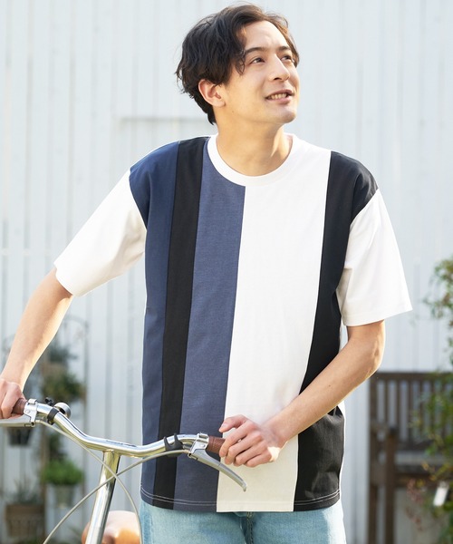 UNIIT（ユニット）の「汗染みの目立ちにくいTシャツ ZEROSTAIN ゼロステイン　撥水性　UVカット プリントTシャツ 切り替えTシャツ（Tシャツ/カットソー・メンズ・ネイビー/チャコールグレー/ブラック/ブルー/その他/その他2/ブルー系その他/その他6/その他7/その他8/その他9/その他10/その他12/その他3/その他4/その他5/ブラック系その他/ダークブルー/その他1/その他11/ホワイト系3/ホワイト系5/ブルー系4/ブラック系5/ブルー系6/ホワイト系4/ブラック系3/ホワイト系6・LARGE/X-LARGE/MEDIUM/SMALL）」の18枚目の写真