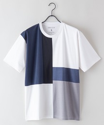 汗染みの目立ちにくいTシャツ ZEROSTAIN ゼロステイン 撥水性 UVカット プリントTシャツ 切り替えTシャツ