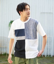 汗染みの目立ちにくいTシャツ ZEROSTAIN ゼロステイン 撥水性 UVカット プリントTシャツ 切り替えTシャツ
