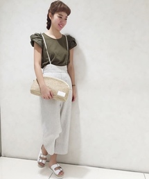 Chico | ストライプ2WAYガウチョPT(その他パンツ)