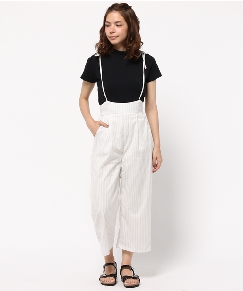 Chico（チコ）の「ストライプ2WAYガウチョPT（その他パンツ・レディース・アイボリー・FREE）」の5枚目の写真