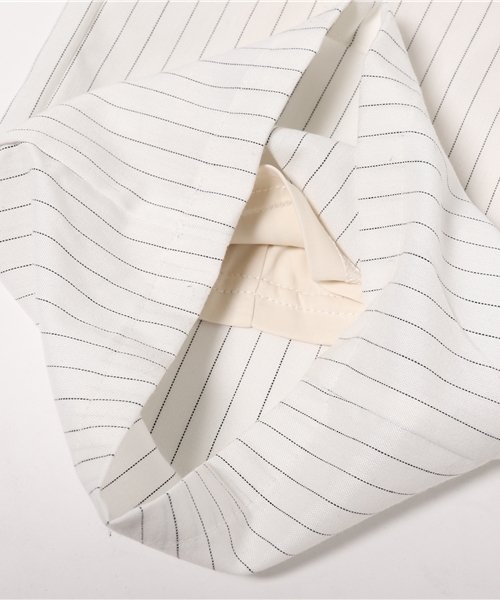 Chico（チコ）の「ストライプ2WAYガウチョPT（その他パンツ・レディース・アイボリー・FREE）」の3枚目の写真