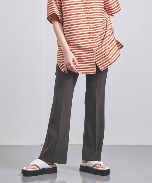 UNITED ARROWS(ユナイテッドアローズ)の「P/PU インサイドスリット パンツ(その他パンツ・レディース・ブラック/ピンク/ダークグレー・34/36/38/40)」の3枚目の写真