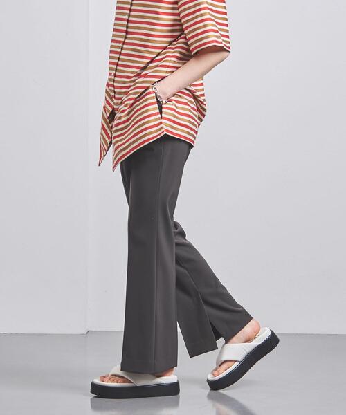UNITED ARROWS(ユナイテッドアローズ)の「P/PU インサイドスリット パンツ(その他パンツ・レディース・ブラック/ピンク/ダークグレー・34/36/38/40)」の12枚目の写真