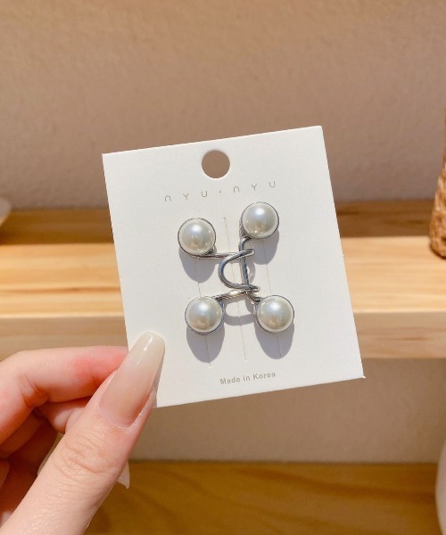 LAC-VERT（ラック・ヴェール）の「ウエスト調整バックル/クリップ2個セット（ベルト・レディース・ホワイト/シルバー/ゴールド/その他1/その他2・FREE）」の10枚目の写真