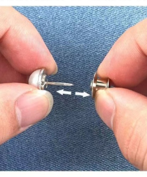 LAC-VERT（ラック・ヴェール）の「ウエスト調整バックル/クリップ2個セット（ベルト・レディース・ホワイト/シルバー/ゴールド/その他1/その他2・FREE）」の7枚目の写真