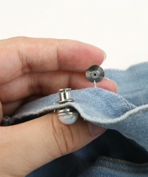 LAC-VERT（ラック・ヴェール）の「ウエスト調整バックル/クリップ2個セット（ベルト・レディース・ホワイト/シルバー/ゴールド/その他1/その他2・FREE）」の8枚目の写真