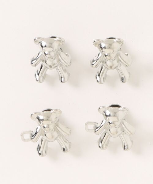 LAC-VERT（ラック・ヴェール）の「ウエスト調整バックル/クリップ2個セット（ベルト・レディース・ホワイト/シルバー/ゴールド/その他1/その他2・FREE）」の16枚目の写真