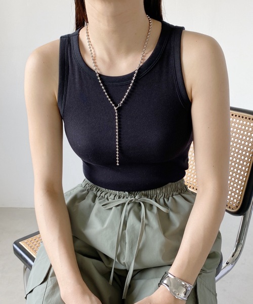 iso(イソ)の「2WAYボールチェーンネックレス(ネックレス・レディース・ゴールド/シルバー・FREE)」の10枚目の写真