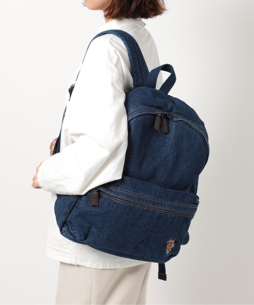 U.S. POLO ASSN.(ユーエスポロアッスン)の「【U.S. POLO ASSN.】ヴィンテージデニム風 ウォッシュドポロリュック バックパック ※USPA-2644(バックパック/リュック・レディース・ホワイト/ネイビー/ブラック・FREE)」の14枚目の写真