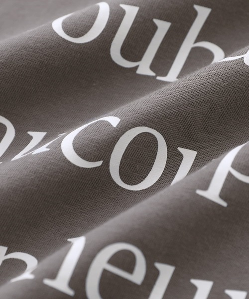 n'OrLABEL（ノアールレーベル）の「【機能素材】『ゆるっとロゴT』（Tシャツ/カットソー・レディース・グレー/ホワイト/ライトブルー/ラベンダー/ダークパープル/グリーン/ホワイト×グリーン・2/1）」の13枚目の写真