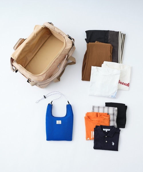 CIAOPANIC TYPY（チャオパニックティピー）の「【WEB限定】【KIDS】minepack ボストントラベルバッグ（ボストンバッグ・キッズ・ベージュ/ブラック・ONE SIZE）」の17枚目の写真