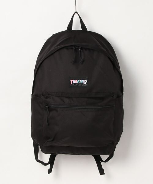 THRASHER（スラッシャー）の「BENCHMARK Back Pack 22L/スラッシャーバックパック・リュックサック（バックパック/リュック・メンズ・ブラック系その他/ブラック×パープル/ブラック×ブルー/ブラック/ブラック×イエロー/ブラック×ホワイト・FREE）」の3枚目の写真