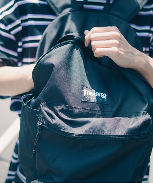 THRASHER（スラッシャー）の「BENCHMARK Back Pack 22L/スラッシャーバックパック・リュックサック（バックパック/リュック・メンズ・ブラック系その他/ブラック×パープル/ブラック×ブルー/ブラック/ブラック×イエロー/ブラック×ホワイト・FREE）」の17枚目の写真