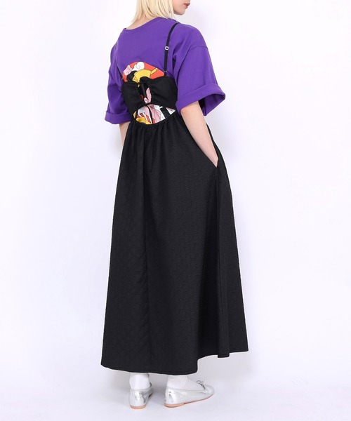 PUNYUS(プニュズ)の「芸者ビッグTシャツ(Tシャツ/カットソー・レディース・パープル/ホワイト/ブラック・3/4)」の12枚目の写真