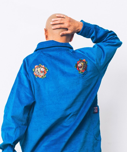 AlexanderLeeChang（アレキサンダーリーチャン）の「AlexanderLeeChang アレキサンダーリーチャン / BLC CORDUROY SHIRTS JKT コーデュロイシャツジャケット CPOカバーオール / BC-032301（カバーオール・メンズ・ブルー/ブラック/バーガンディー・X-LARGE/LARGE/MEDIUM）」の3枚目の写真